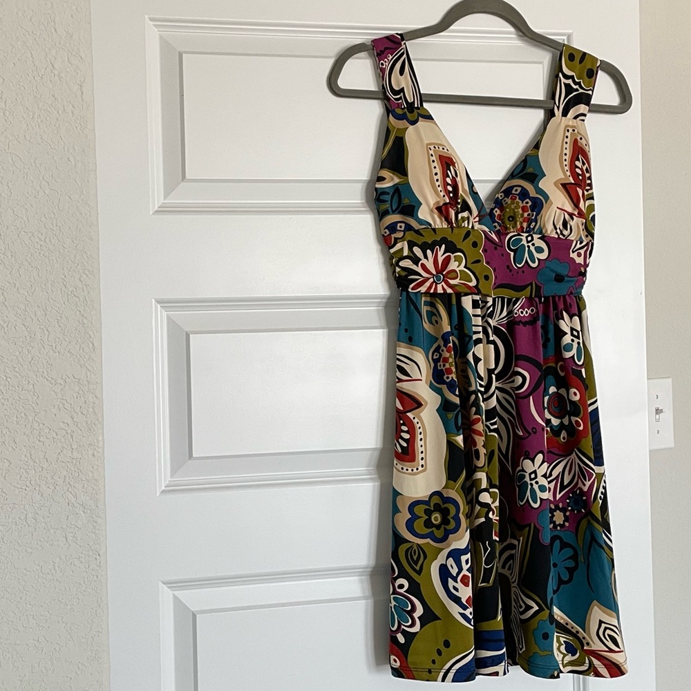 Vintage Inspired Floral Mini Dress